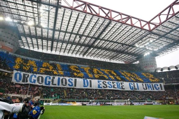 Per una volta chapeau alla Curva: bellissima la coreografia, ancor più il messaggio, nonostante tutto!
