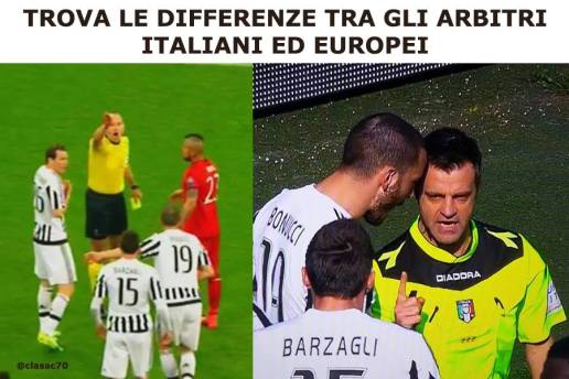 arbitri juve italia europa