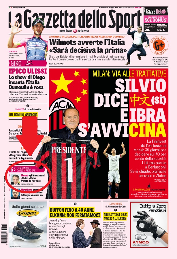 gazza prima_pagina_11 maggio dettaglio