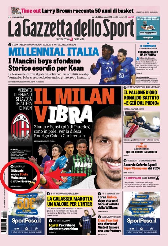 Inked Gazza homepage 21 nov 2018